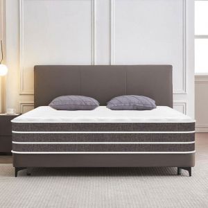 Matelas 140x200 cm &eacute;paisseur 30 cm -Mousse &agrave; m&eacute;moire de forme -hypoallerg&eacute;nique -Ressorts ensach&eacute;s -ferme et confortable
