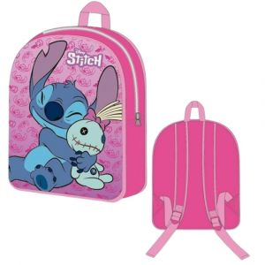 Sac &Agrave; Dos Stitch Disney Rose 30 Cm - Collection Officielle
