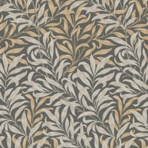 Morris & Co. Papier peint intiss&eacute; Willow Bough Charcoal 1005 x 52cm Gris