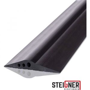 Steigner - Seuil de porte Garage en epdm, 1 m, 14 mm x 78 mm, SGD01