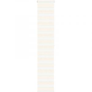 VidaXL Store zèbre beige marbré largeur du tissu 45,9 cm polyester