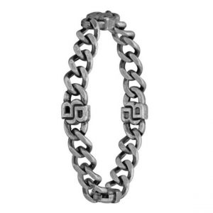 Boss Effect Bracelet Homme Double b absolute Argenté 1580742M-PAR