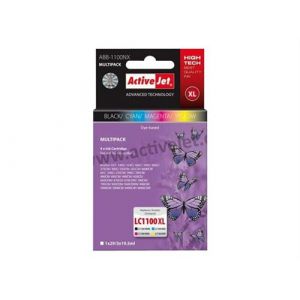 Activejet ABB-1100NX - Compatible - Encre à pigments - Noir - Cyan - Magenta - Jaune - Brother - Impression à jet d'encre - 29 ml (ABB-1100NX)