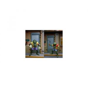 Neca Les Tortues Ninja - Pack 2 figurines Napoleon & Atilla Frog 18 cm