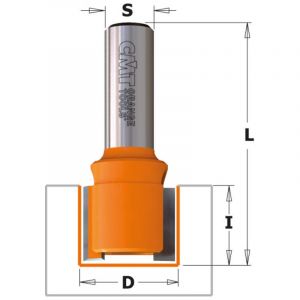 Cmt Orange Tools 702,120,11 Fraise pour pentures s d 6 x 12 x 12,7 57,15