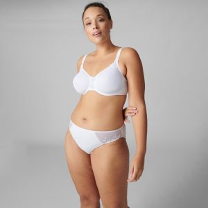 Soutien-gorge emboitant moul&eacute; blanc