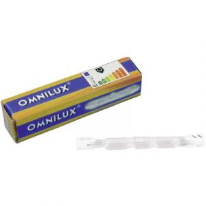 Omnilux Ampoule halogène pour effet lumineux 91100046 230 V R7s 80 W blanc