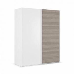 Anchorage Armoire De Chambre Contemporain Decor Frene Et Blanc