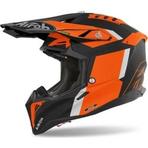 Airoh Casque Cross Aviator 3 Glory Orange Mat - Taille XS