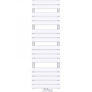 Radiateur de Salle de Bain S&egrave;che-Serviette 160x50cm Radiateur &agrave; Eau Chaude Vertical Blanc S&egrave;che-serviettes de Salle de Bains - Blanc - Sogood