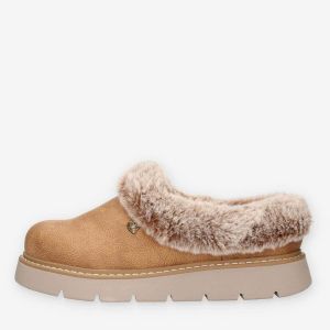 Skechers Chaussons Keepsakes Lite - Cozy Blend marron femme - 36