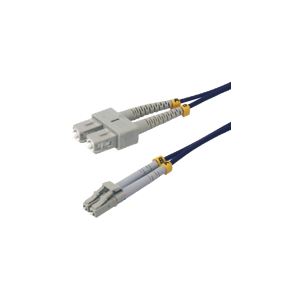 MCL Samar FJOM4/SCLC-5M - Cable jarretiere fibre optique OM4 duplex multimode 50/125 SC / LC 5 m