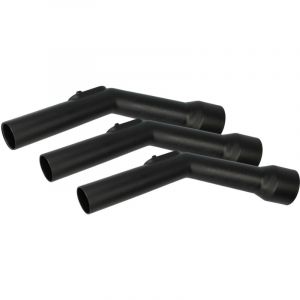 Vhbw 3x Poign&eacute;e compatible avec Miele SDCB3, SDCE0, SDCG0, SDCF3, SDCE1 aspirateur - Manche de rechange, raccordement 35 mm, 30 cm de long
