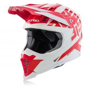 Acerbis Casque cross X-RACER VTR ROUGE/BLANC 2019