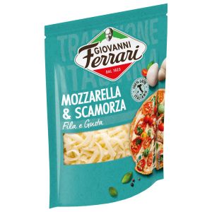 Fromage R&acirc;p&eacute; Mozzarella Et Scamorza Giovanni Ferrari - Le Sachet De 135g
