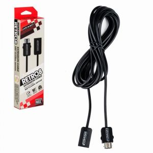 Retro-Bit C&acirc;ble D'extension Rallonge 3m Pour Manette Pad Nintendo Nes Classic Mini Edition, Noir [Non Compatible Avec La Console Nes Originale]