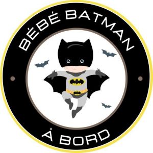 Image de Sticker Bébé à Bord - Bat Baby