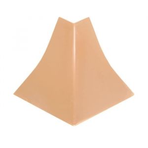 HOLZBRINK Jonction d&rsquo;angle sortant, connecteur pour profil d&rsquo;&eacute;tanch&eacute;it&eacute; pour plan de travail, coins ext&eacute;rieur, H&egrave;tre PVC 23x23 mm, 1 pc