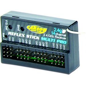 Carson Récepteur 14 canaux Modellsport Reflex Stick Multi Pro 2,4 GHz