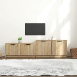 Image de VidaXL Meuble TV Chêne sonoma 158,5x36x45 cm Bois d'ingénierie