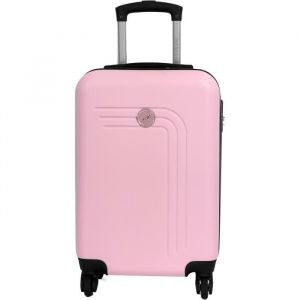 Valise Voyage Cabine - ON S'FAIT LA MALLE - 55cm - Coque ABS - 4 Roulettes - Rose