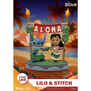 Figurine Lilo & Stitch diorama PVC D-Stage Lilo & Stitch 16 cm - Beast Kingdom Figurine - BKDDS-169