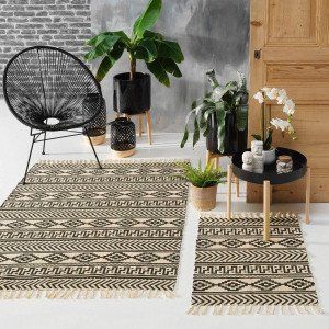 Tapis (170 cm) Manille Noir