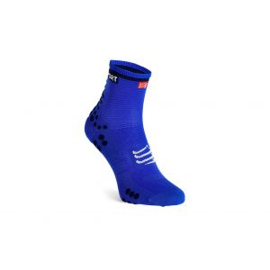 Compressport Pro Racing V 3.0 Run High Chaussettes Bleu marine - Taille I