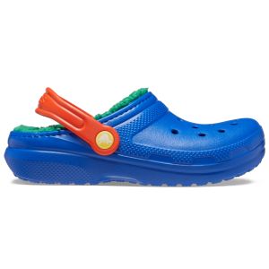 Crocs Classic Lined Clog K bleu orange vert enfant - 38-39