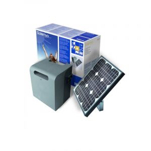 Nice Kit d'Alimentation solaire solemyo pour automatisme (Panneau + Caisson) - sykce