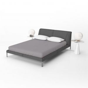 Drap-housse Jersey Beau Maison 200x200 / 220 cm Gris - 100% Coton