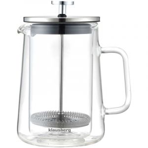 Cafeti&egrave;re/th&eacute;i&egrave;re thermique &agrave; piston 600 ml KLAUSBERG KB-7685