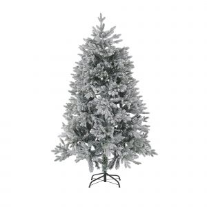 Beliani Sapin de Noël artificiel recouvert de neige 180 cm FORAKER
