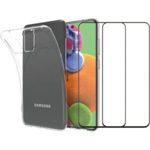 EssentielB Pack Samsung S20+ Coque + verre trempé x2