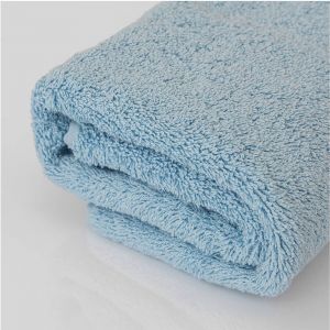 Peignoir de voyage RANGER, &agrave; capuche 300GR Taille L Bleu ciel