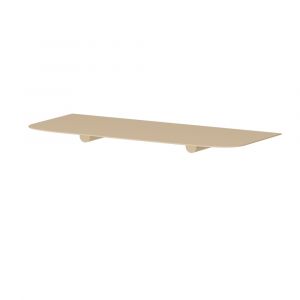 Etagère murale en acier beige cashew 40x17x2,2cm Lenn - Metallbude