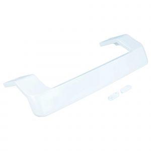 Vhbw Poignée compatible avec Beko CN150220PX, CN148240X, CN228230X, CN228120T, CN232122T, CN232120X réfrigirateurs plastique blanc