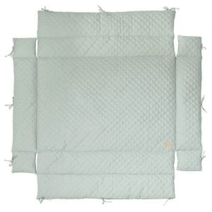 Roba Tapis De Parc B&eacute;b&eacute; Style - Tour De Parc 75 X 100 &Agrave; 100 X 100 Cm - Doux Et Hydrofuge - Vert Givr&eacute;