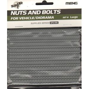 Nuts And Bolts Set B (large) 1:35e Meng model