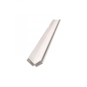 Profilé d'angle panneaux muraux - Hauteur 2,55 m - Finition blanc mat