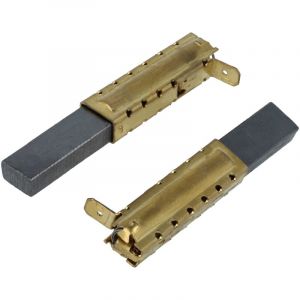 Vhbw 2x balais charbon compatible avec Kärcher Puzzi 300 S, 200, 300 EU, 200 EU, 100 SUPER EU aspirateur industriel, aspirateur humide / à sec