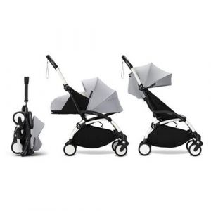 Stokke Poussette Yoyo 3 Pack 0 Et 6 Stone Cadre Blanc