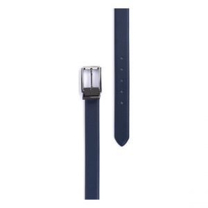 Hexagona Ceinture ajustable - Croûte de cuir de vachette marine Miles