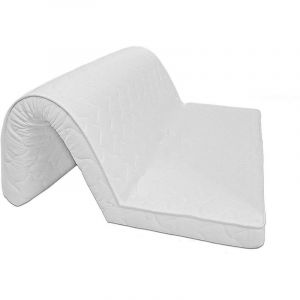 Matelas BZ 120x190 Latex Naturel de densité 80 Kg/m3 et Mousse Poli Lattex Indéformable Tissu Strech trés résistant Hauteur 10 cm Soutien Ferme +