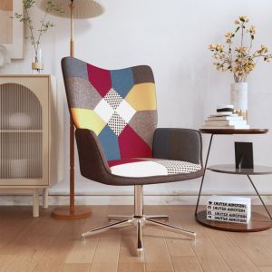 VidaXL Chaise de relaxation, Patchwork, Tissu