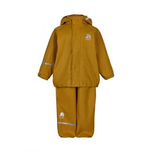 Celavi Basic PU Rain Set Blouson de Pluie, Buckthorn Brown, 90 Mixte Enfant