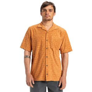 Quiksilver Panashirt - Chemise à manches courtes pour Homme Marron - Taille S