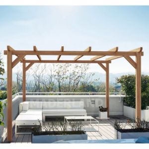 Maderland Pergola en bois autoportante - modèle SITGES - 500 x 300 cm