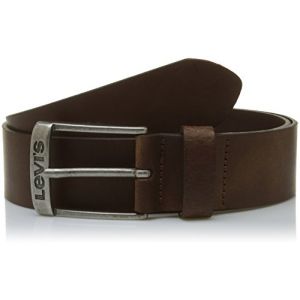 Levi's FOOTWEAR AND ACCESSORIES New Duncan Ceinture, Marron (Dark Brown), 85 Homme