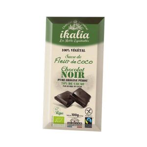 Ikalia Chocolat noir 70% sucre de fleur de coco - 100g